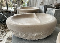 Grabstein Umgestaltung - Vogelbad - Vogeltränke