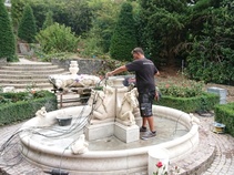 Restaurierung Barock Springbrunnen Rüschlikon
