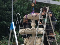 Restaurierung Barock Springbrunnen Rüschlikon